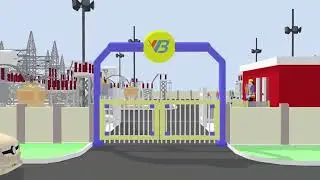 3D View Of Electrical Substation |VB Factory |VB Engineering (I) Pvt Ltd.