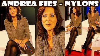 Andrea Fies HD Nylons Pantyhose Collant Strumpfhose on ARTE Deutschland