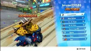 Crash&trade; Team Racing Nitro - ESTACIONAMIENTO - modo BATALLA - LUCHA LIMITE - full triple bomba