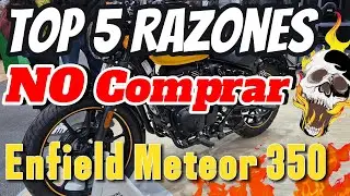 TOP 5 Razones NO Comprar Royal Enfield Meteor 350 2026 Opiniones Motos Alternativas