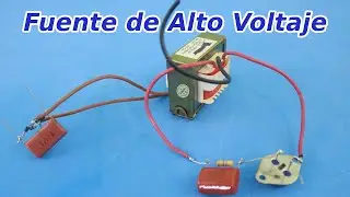 Fuente de Alto Voltaje Super Simple