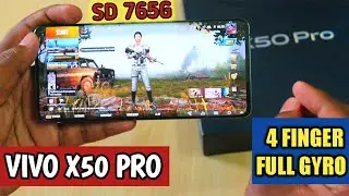 VIVO X50 PRO Test PUBG MOBILE With 4 Fingers + Full Gyro || SD 765G 60FPS Gaming Review 😵😱