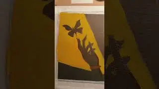 Mega fast gouache art in 5 minutes #draw #пантера #sketchbook #artist