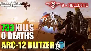 Helldivers 2 - Arc Blitzer Gameplay (No commentary, Max difficulty, No Deaths)