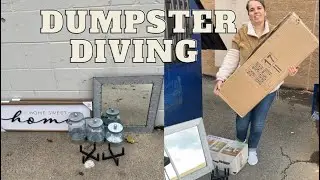 LEVEI VOCÊS COMIGO PRA OLHAR O LIXO DAS LOJAS + MOSTREI O QUE ACHEI #dumpsterdiving