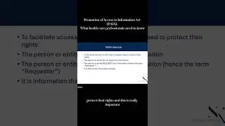 Promotion of Access to Information Act (PAIA): What health care professionals need to know