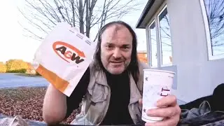 A&W spicy chipotle chicken McMuffin +:vanilla latte organic pret Review
