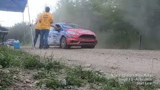 2022 New England Forest Rally - Stage 13 Starting Line - All Cars