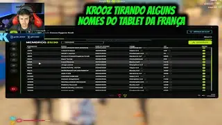 KROOZ TIRANDO ALGUNS  NOMES DO TABLET DA FRAN&Ccedil;A