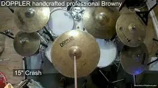 DOPPLER Cymbals: Brownie 15 Zoll Crash