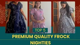 Comfort Meets Style 💕|Pregnancy Friendly Nighties | Premium Frock Style Nightwear Honesr Review
