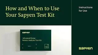 How and when to use your Sapyen test kit - Instructions Video