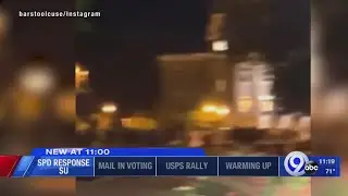 Syracuse Police Department working with SU Public Safety to control large gatherings at the Universi