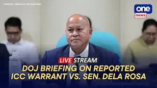 LIVE | DOJ briefing on reported ICC warrant vs. Sen. Dela Rosa (November 11, 2025)