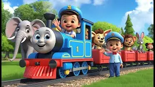 Train Choo Choo Song 🚆 | Fun Train Song for Kids & Toddlers | Nursery Rhymes