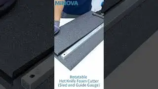 MINOVA Rotatable Hot Knife Foam Cutter ( Sled and Guide Gauge (1) ) #asmr #satisfying #minovatool