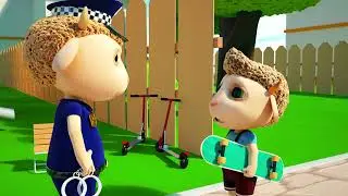 Police Officer | Funny Cartoon for Kids | Dolly and Friends 3D