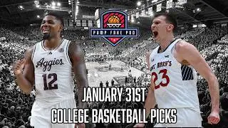 College Basketball Picks Mega Show: January 31st (141 Games)