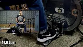 DOUBLE STROKES  for BASSDRUM SPEED AND CONTROL!
