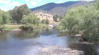 NSW / Victorian border on the Murray River near Corryong