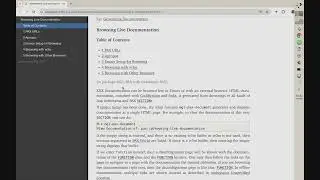 Lightning Talk: Browsing Documentation Live with PAX