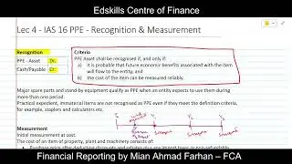 L10 PPE Recognition in Financial Accounting: Key Concepts Explained | Financial Accounting