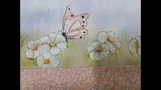 Como pintar borboleta em fralda