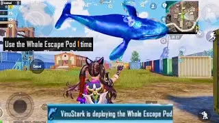 Whale Escape Pod In Bgmi || Use The Whale Escape Pod 1 Time #BgmiAchievement #BgmiVideo #Pubg