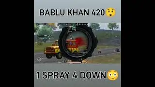 Bablu Khan 420 1 SPRAY 4 Down😲#short #shorts