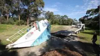 Moving Yacht   McClelland Gallery   Robbie Rowlands