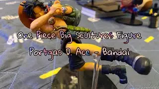 One Piece Big Scultures Figure Portgas D. Ace - Bandai #onepiece #bandai