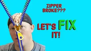 How to easily fix a zipper DIY  zipper fix hack