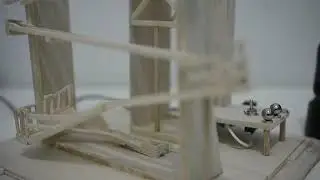 DIY  Marble Machine (#1) from Balsa Wood