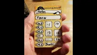DIY: D&D Combat Initiative with Character/Monster Tent Cards