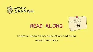 Read Along &ndash; Vowels in Spanish &ndash; Beginners