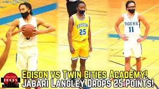 Jabari Langley Takes On The McNeal Twins! Minneapolis Edison vs Twin Cities Academy