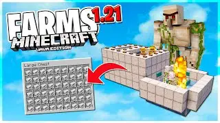 LA PI&Ugrave; SEMPLICE FARM di FERRO per Minecraft Java 1.21