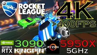Rocket League | 4K Gameplay | RTX 3090 KINGPIN Hydro Copper | Ryzen 9 5950X 5GHz CTR 2.1
