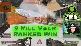 Valk 9 Kill Ranked Win | Squad Wipe Finish | Zabel Wins