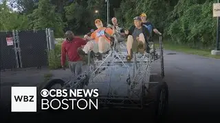 Lowell Kinetic Sculpture Race features competition of human-powered machines