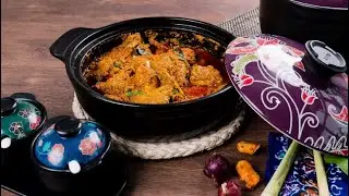 Chicken Rendang with Color King Batik Series