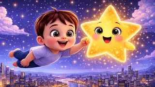 Twinkle Little Star Song 🌙 | Sweet Dreams Kids Rhyme | Baby Sleep Music 