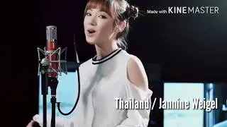 INDIAN SINGERS BATTLE (International Battle) Shape Of You[Janine W,JA Fla,vidya V]