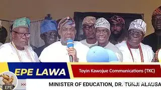 LEGISLATIVE RESPONSIBILITY IS BEYOND LAWMAKING; IT IS ABOUT MAKING IMPACT — HON. WALE RAJI, 