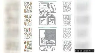 Merry Mail Post Office Square Scene Metal Cutting Dies Stamps for DIY Handmade Scrapbook Diary Photo