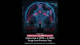 #india  #lost  ₹22,845 #crores  to #cybercrime  in 2024 &mdash; A 206% #surge  from #previous  #year