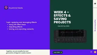 MANAGING EFFECT RACK  ADOBE AUDITION