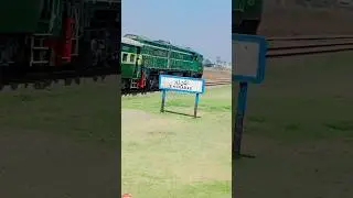 Eman abad Railway station 39up jafar express passing through #expressupdate #rawalpindiexpress