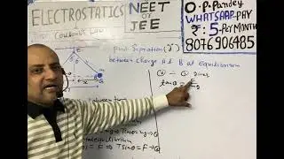 Physics numerical on electrostatics:Coulomb's law. 