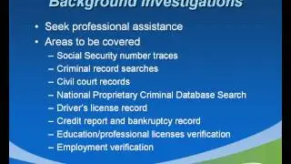 Preventing Employee Fraud